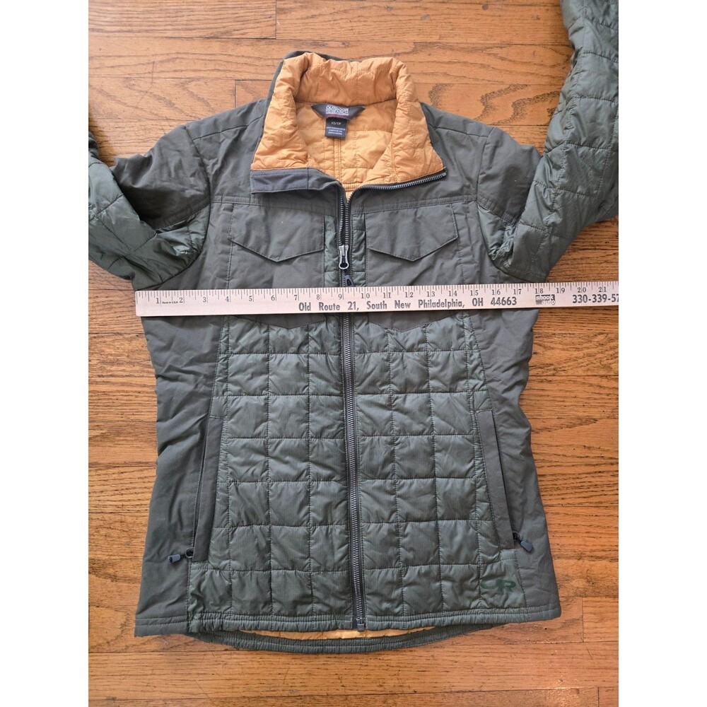Outdoor Research Jacket Womens Green Prologue Refuge Quilted Insulated Size XS - Picture 8 of 9